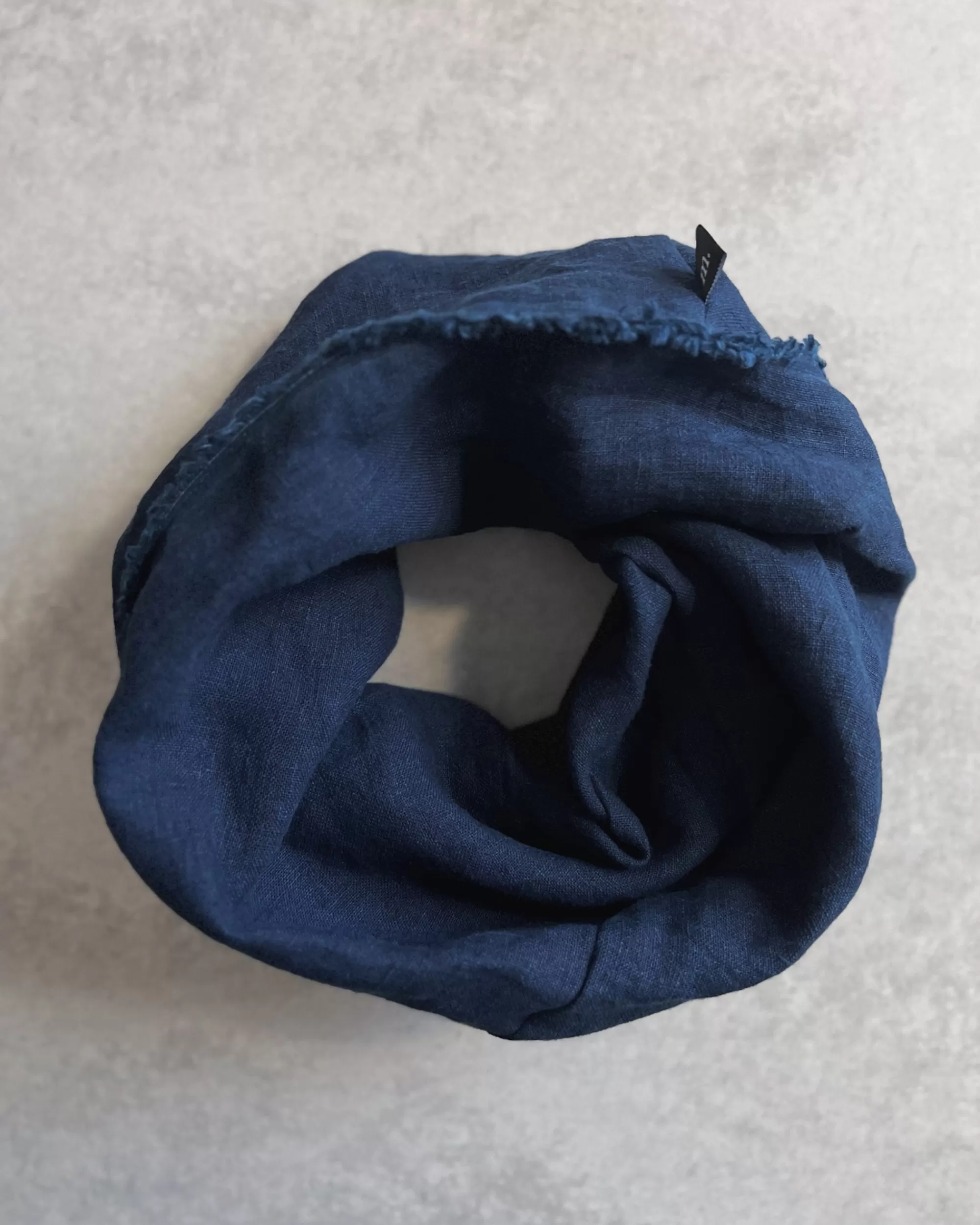 Outlet the maker M' For : Indigo Cotton Origin Loop Scarf