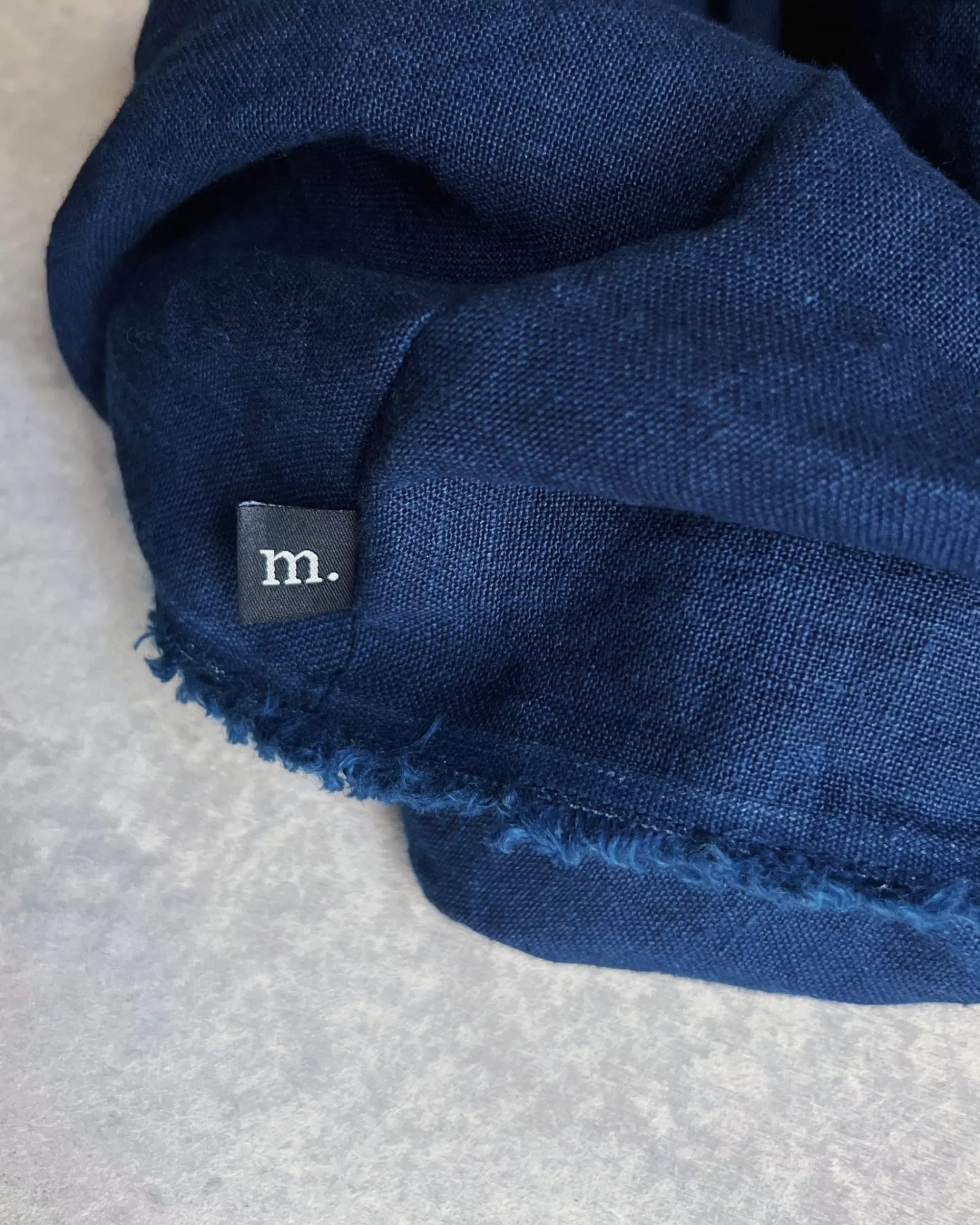Outlet the maker M' For : Indigo Cotton Origin Loop Scarf