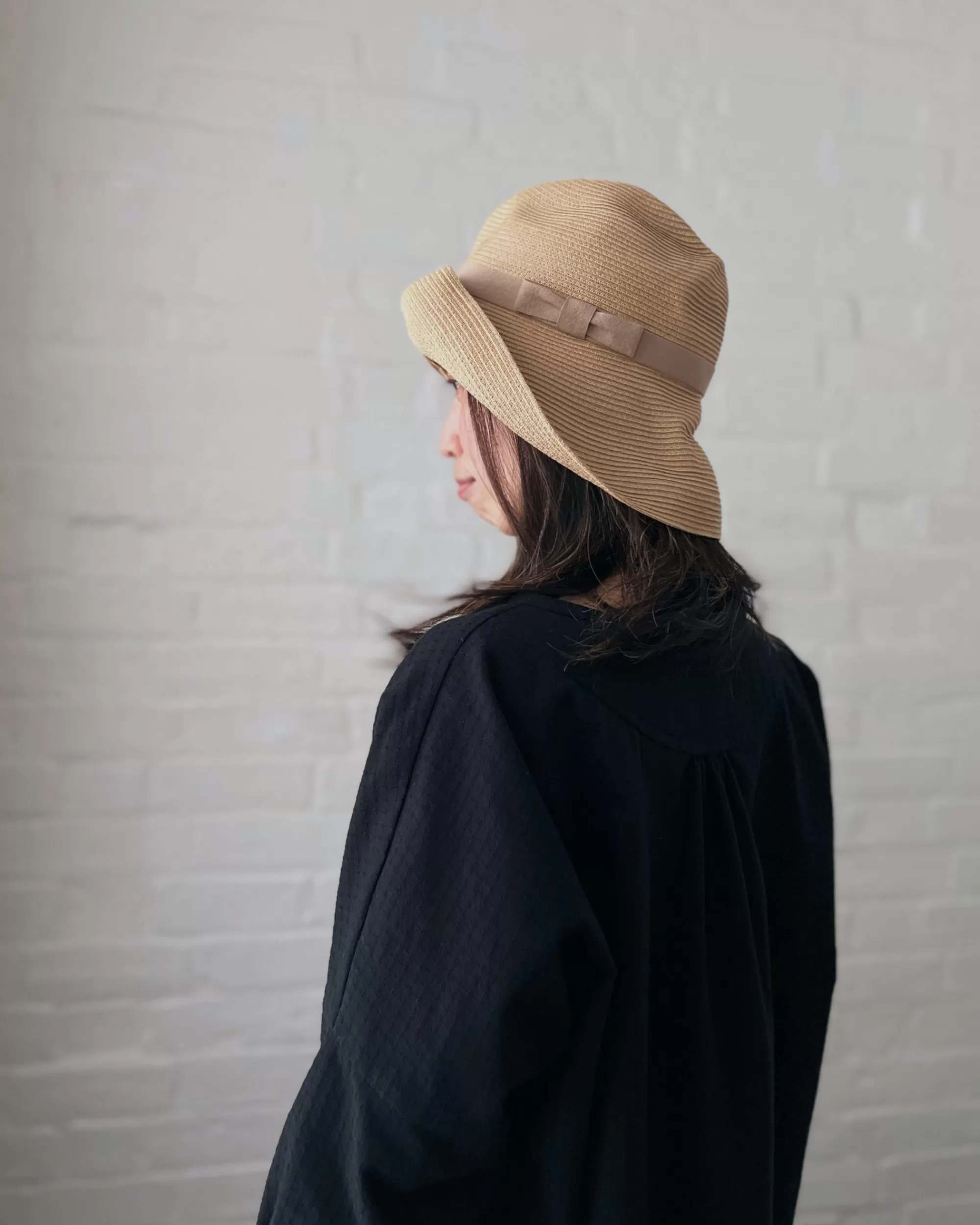 Shop mature ha : Boxed Hat In Sand With Vanilla Bean Ribbon