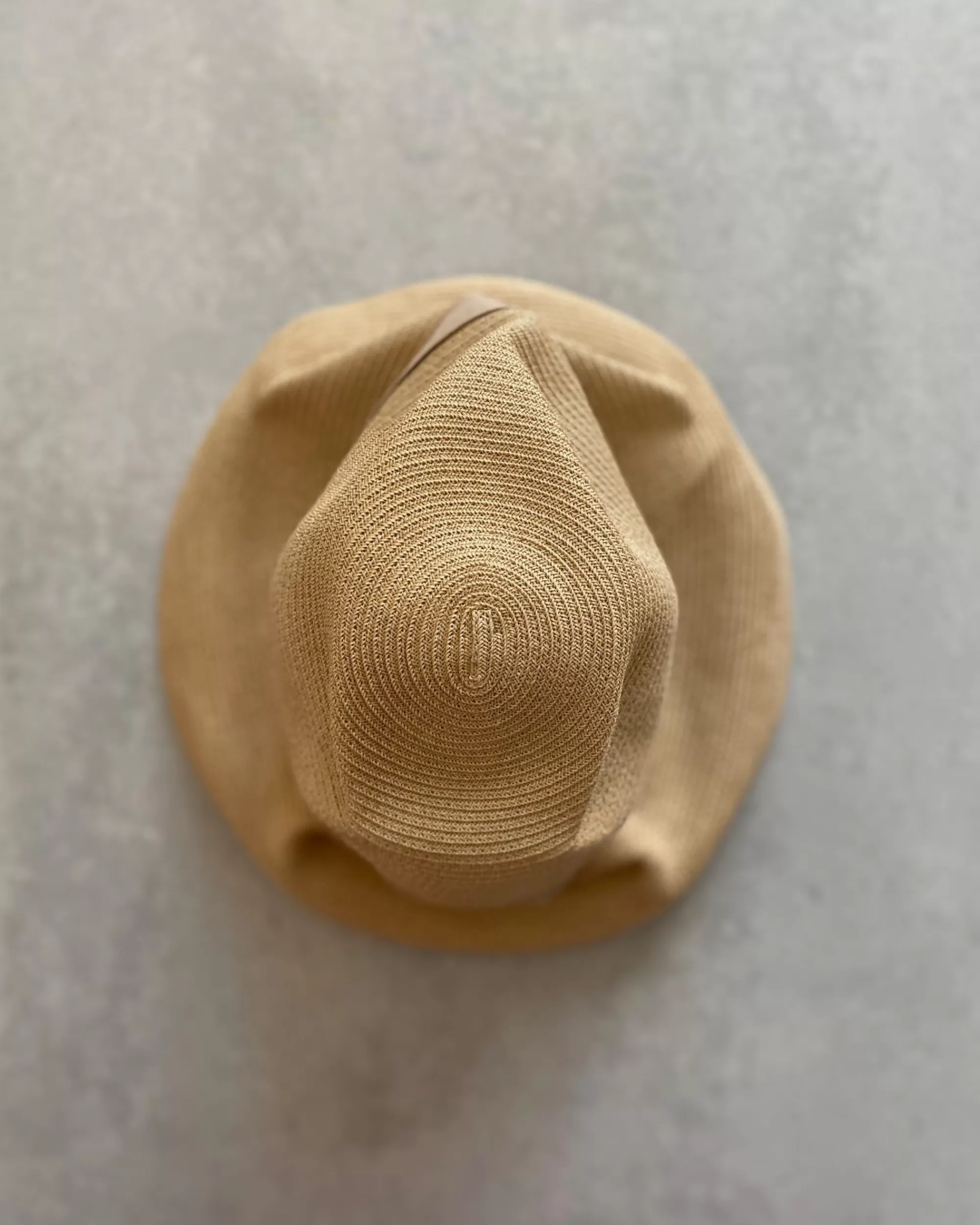 Shop mature ha : Boxed Hat In Sand With Vanilla Bean Ribbon