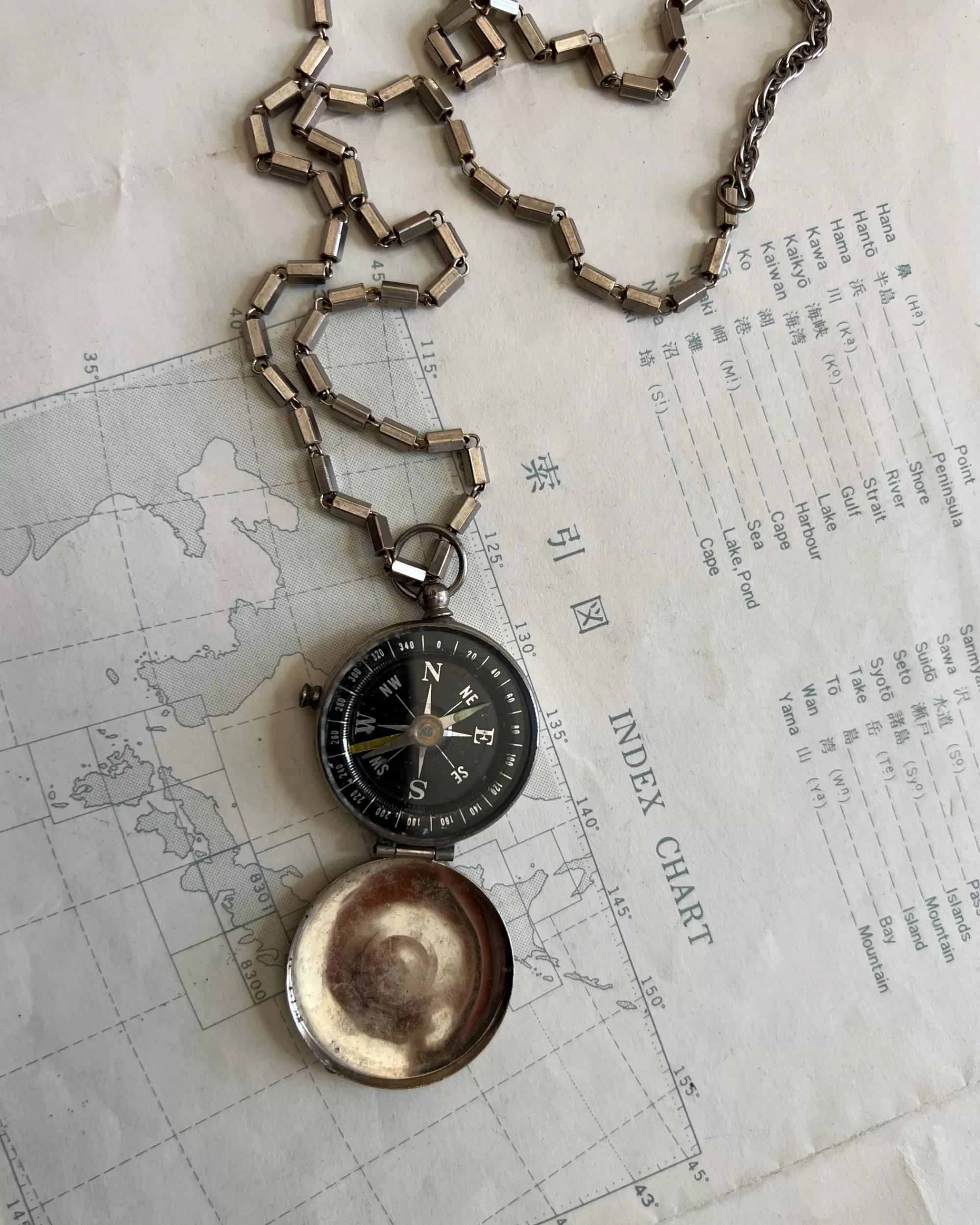 Clearance modern marcel : Vintage Compass Necklace