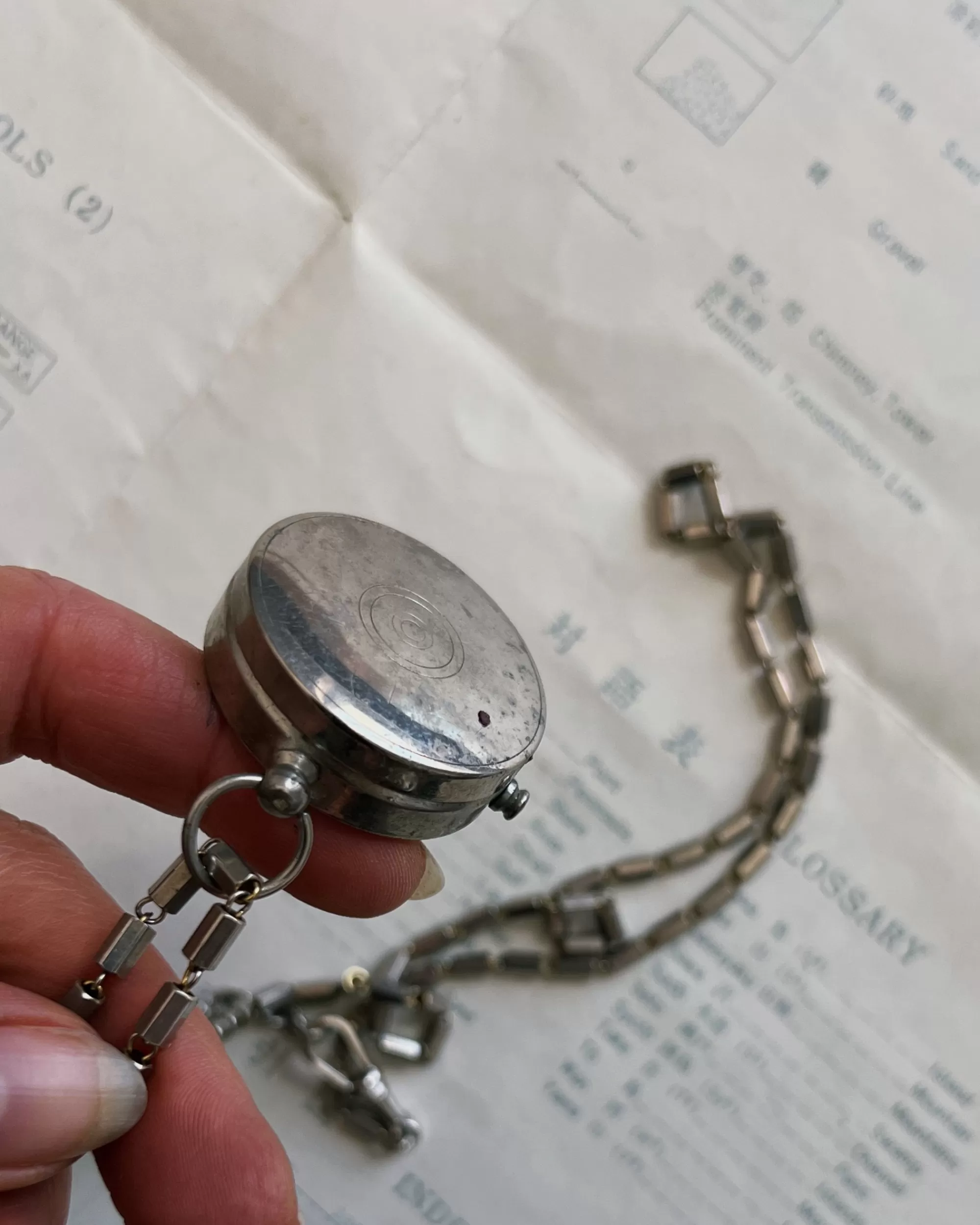 Clearance modern marcel : Vintage Compass Necklace