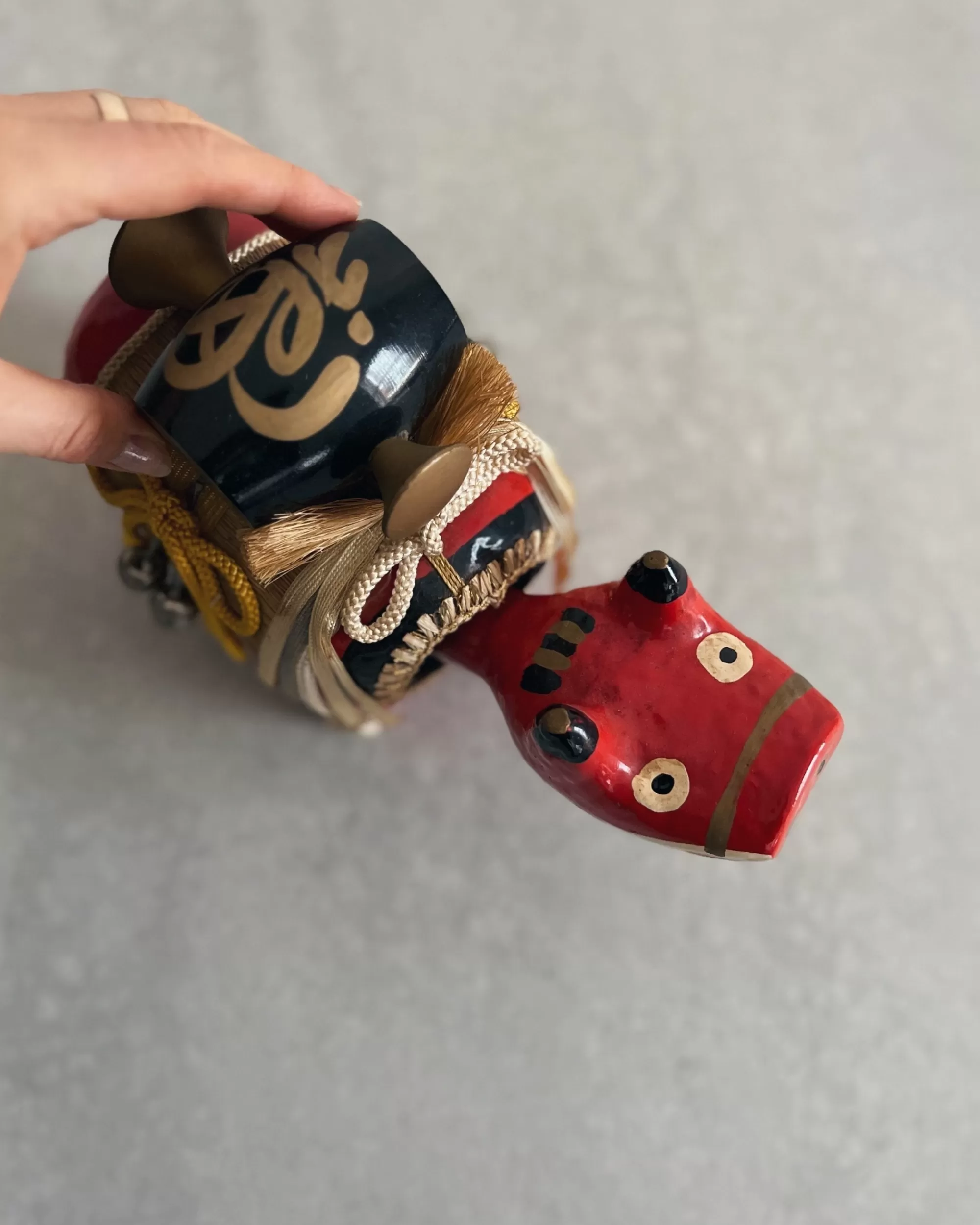 Outlet the maker Vintage Japanese Akabeko Folk Toy