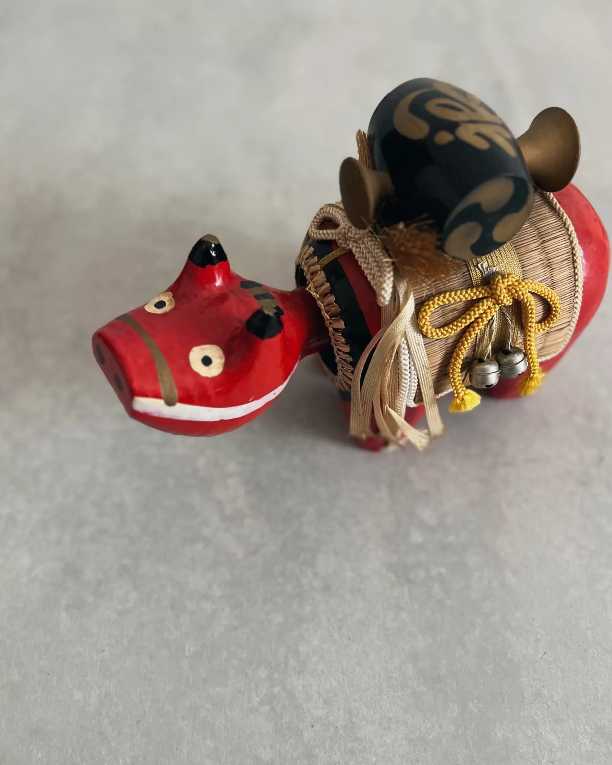 Outlet the maker Vintage Japanese Akabeko Folk Toy