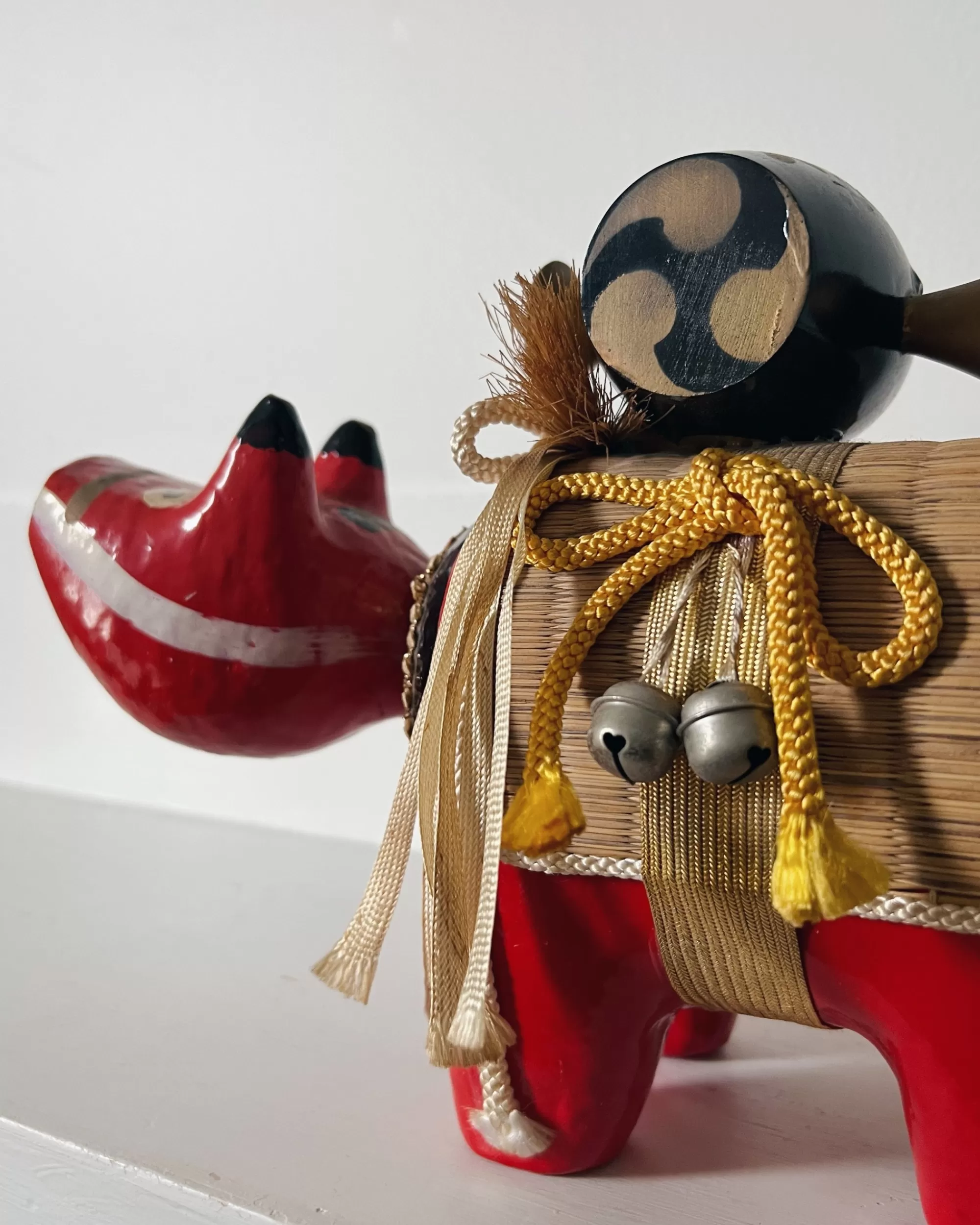 Outlet the maker Vintage Japanese Akabeko Folk Toy