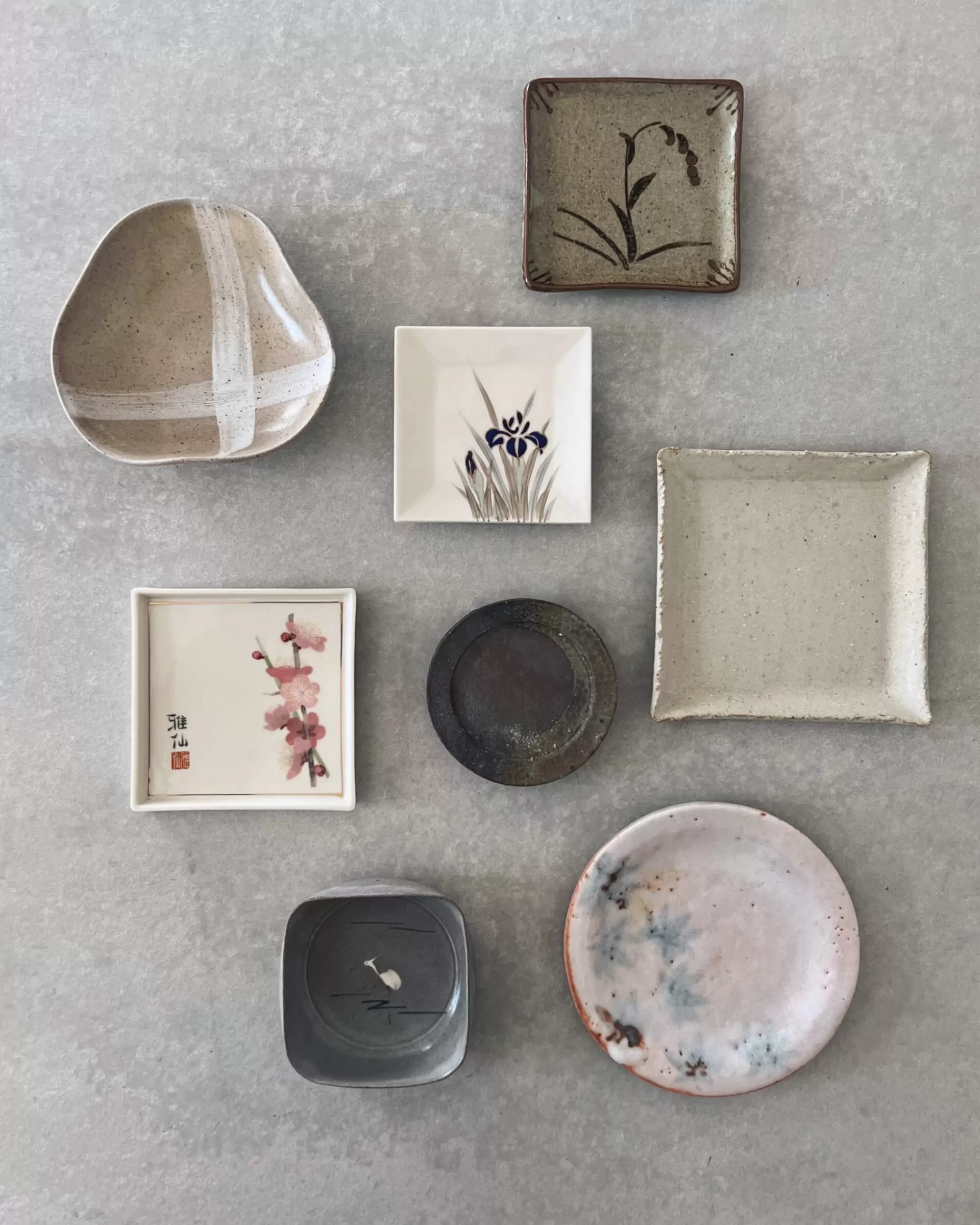 New the maker Vintage Japanese Ceramic Plate