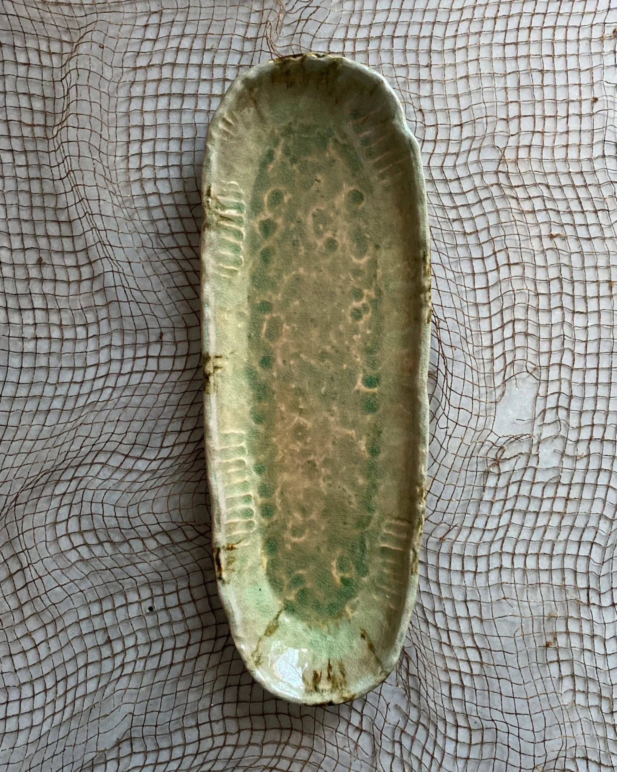 Discount the maker Vintage Japanese Ceramic Platter