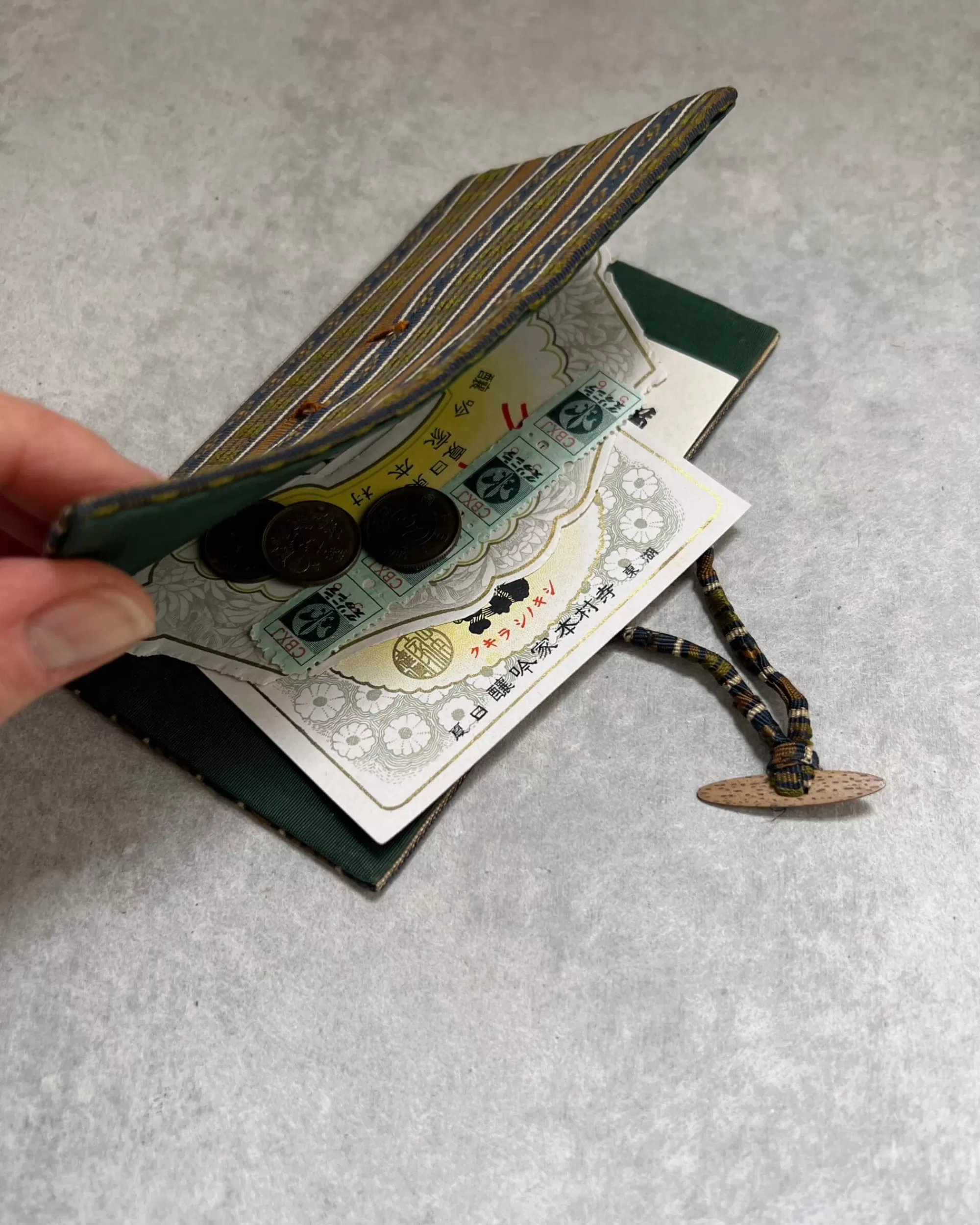 Discount the maker Vintage Japanese Fabric Billfold