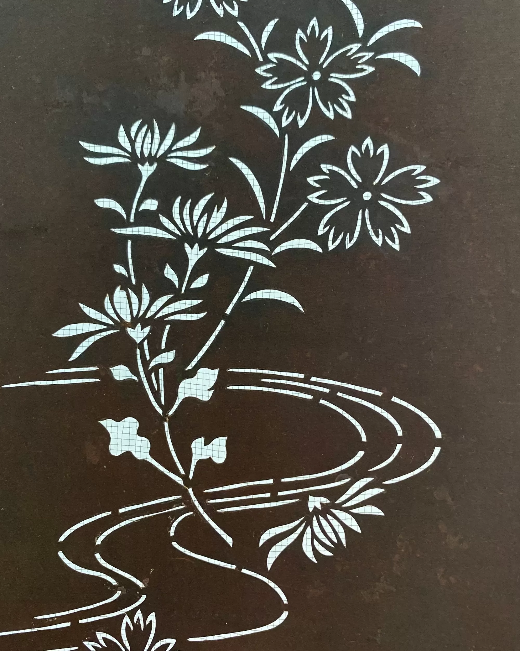 Fashion the maker Vintage Japanese Katagami Stencil