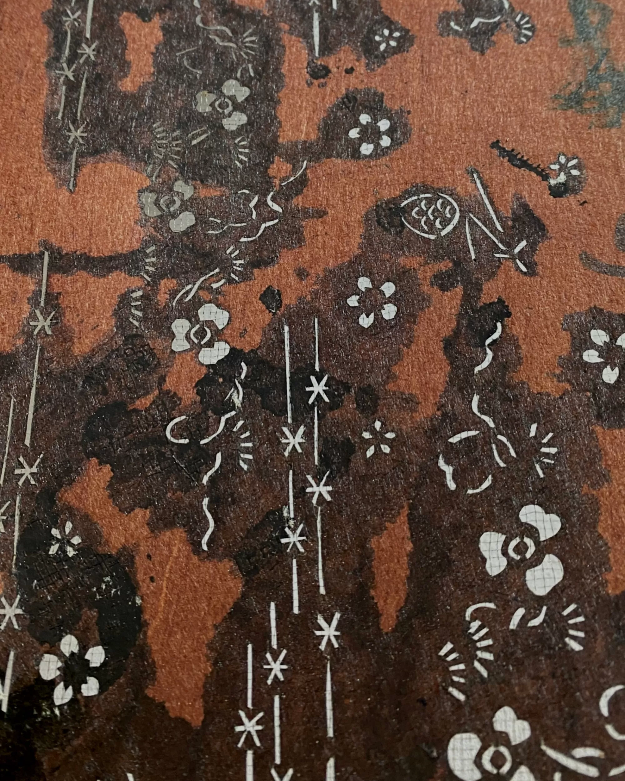Sale the maker Vintage Japanese Katagami Stencil