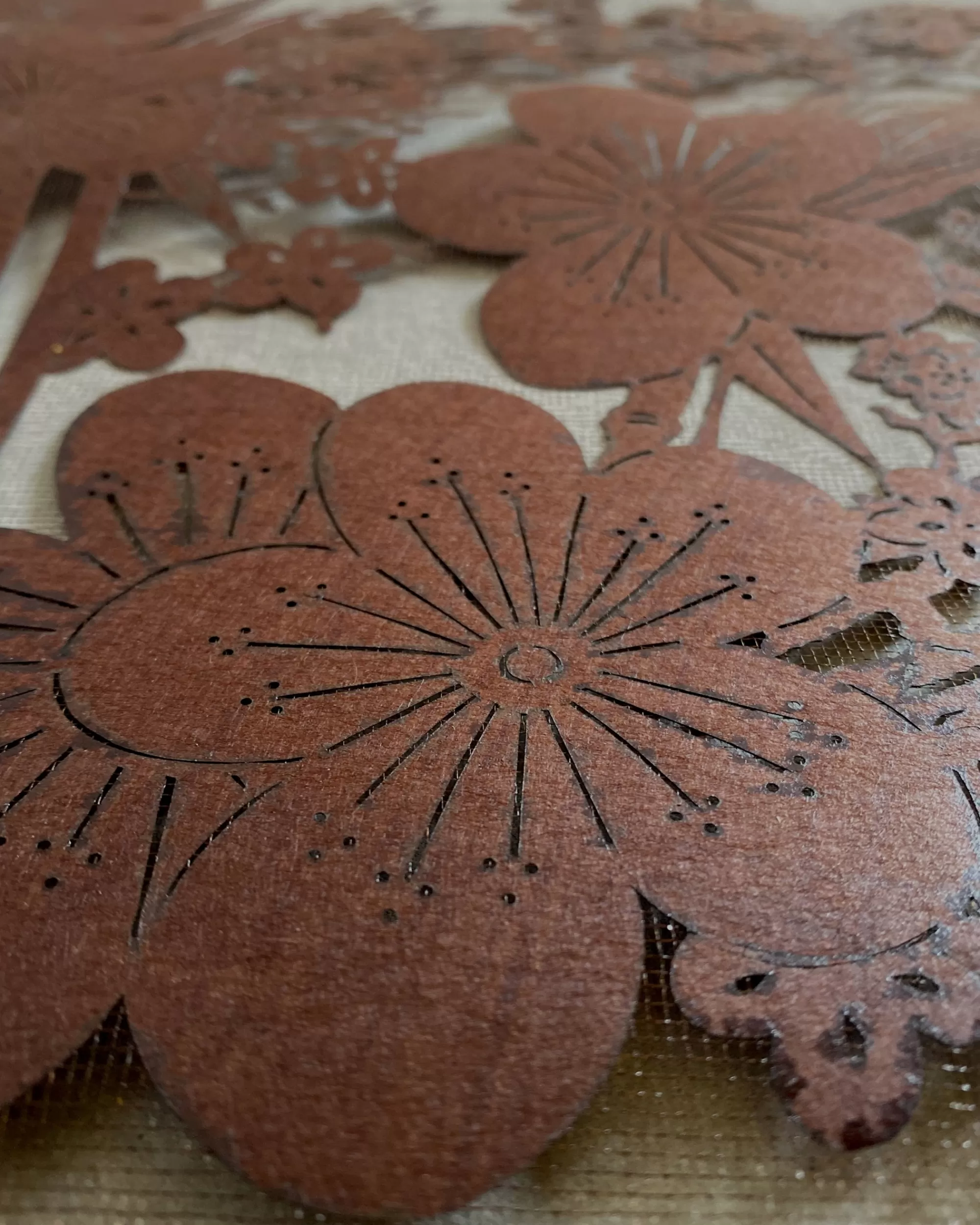 Fashion the maker Vintage Japanese Katagami Stencil