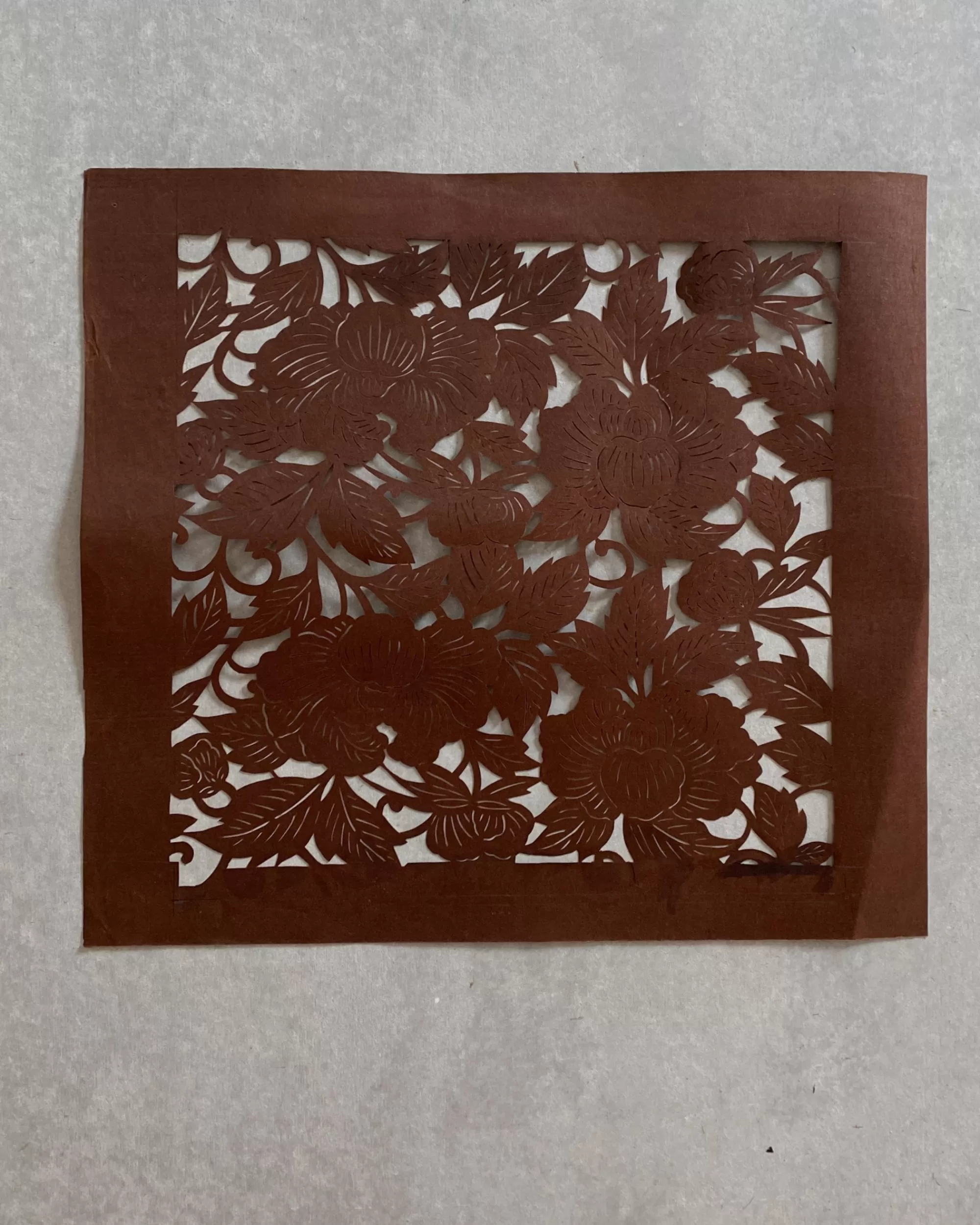 Clearance the maker Vintage Japanese Katagami Stencil