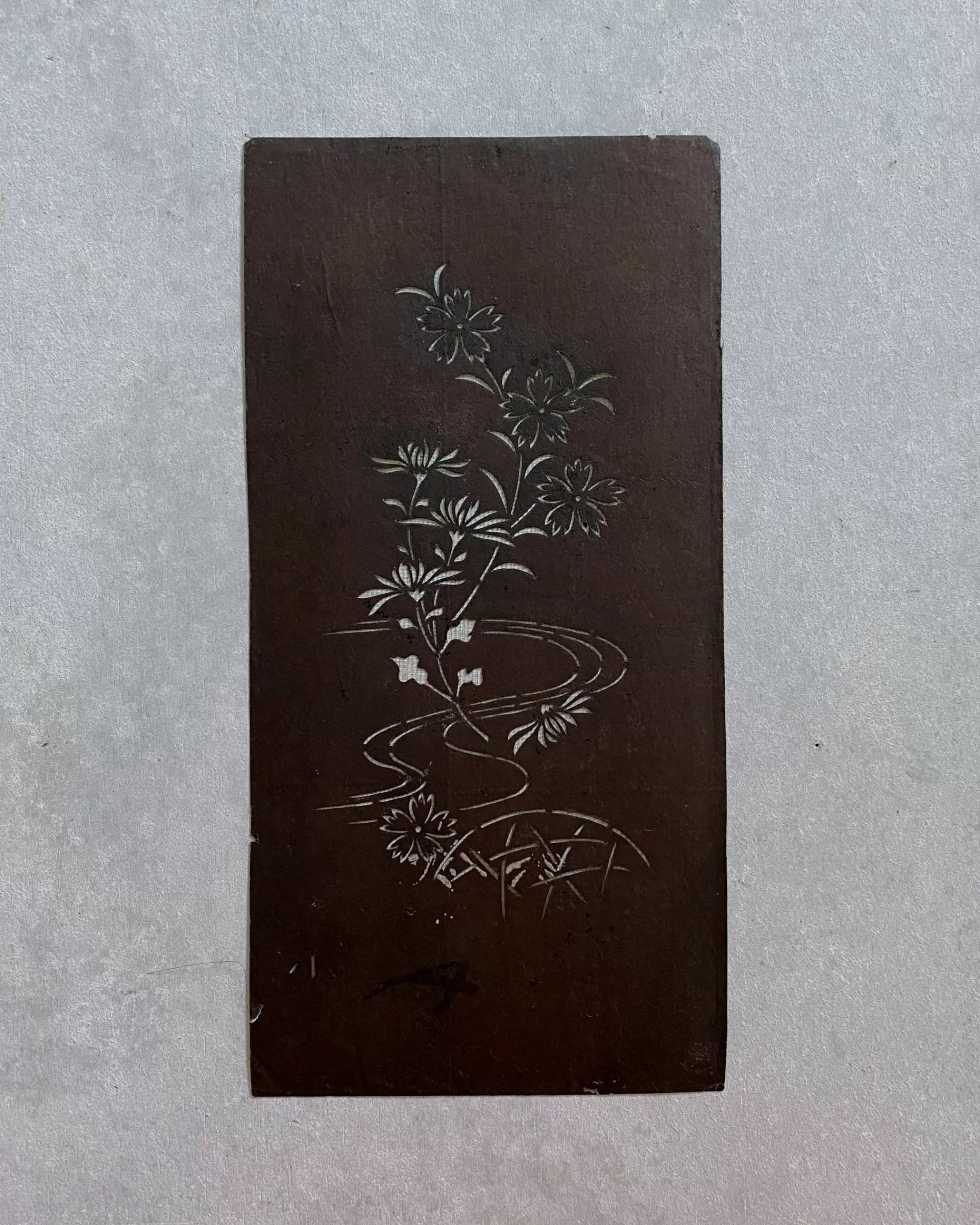 Fashion the maker Vintage Japanese Katagami Stencil