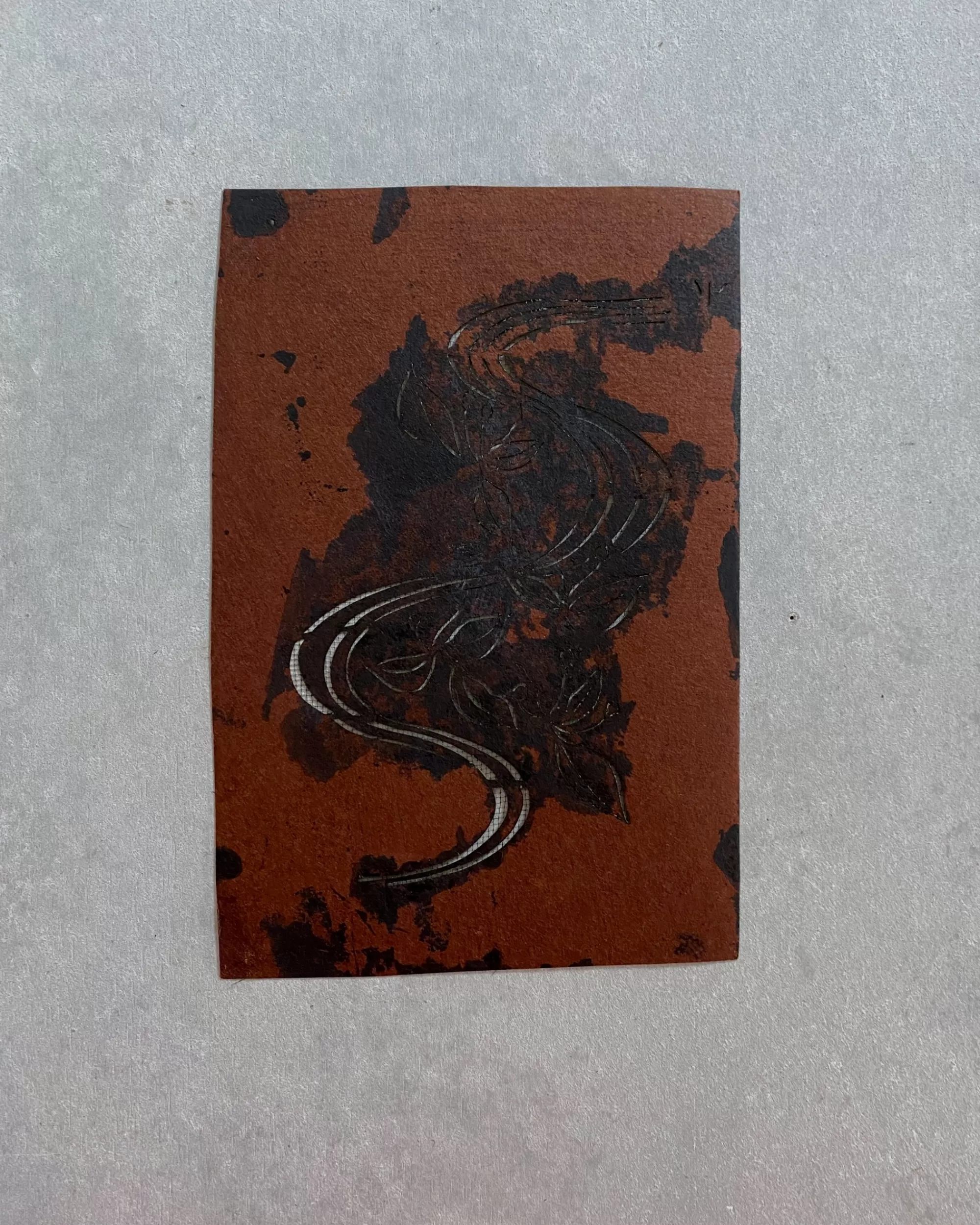 Hot the maker Vintage Japanese Katagami Stencil