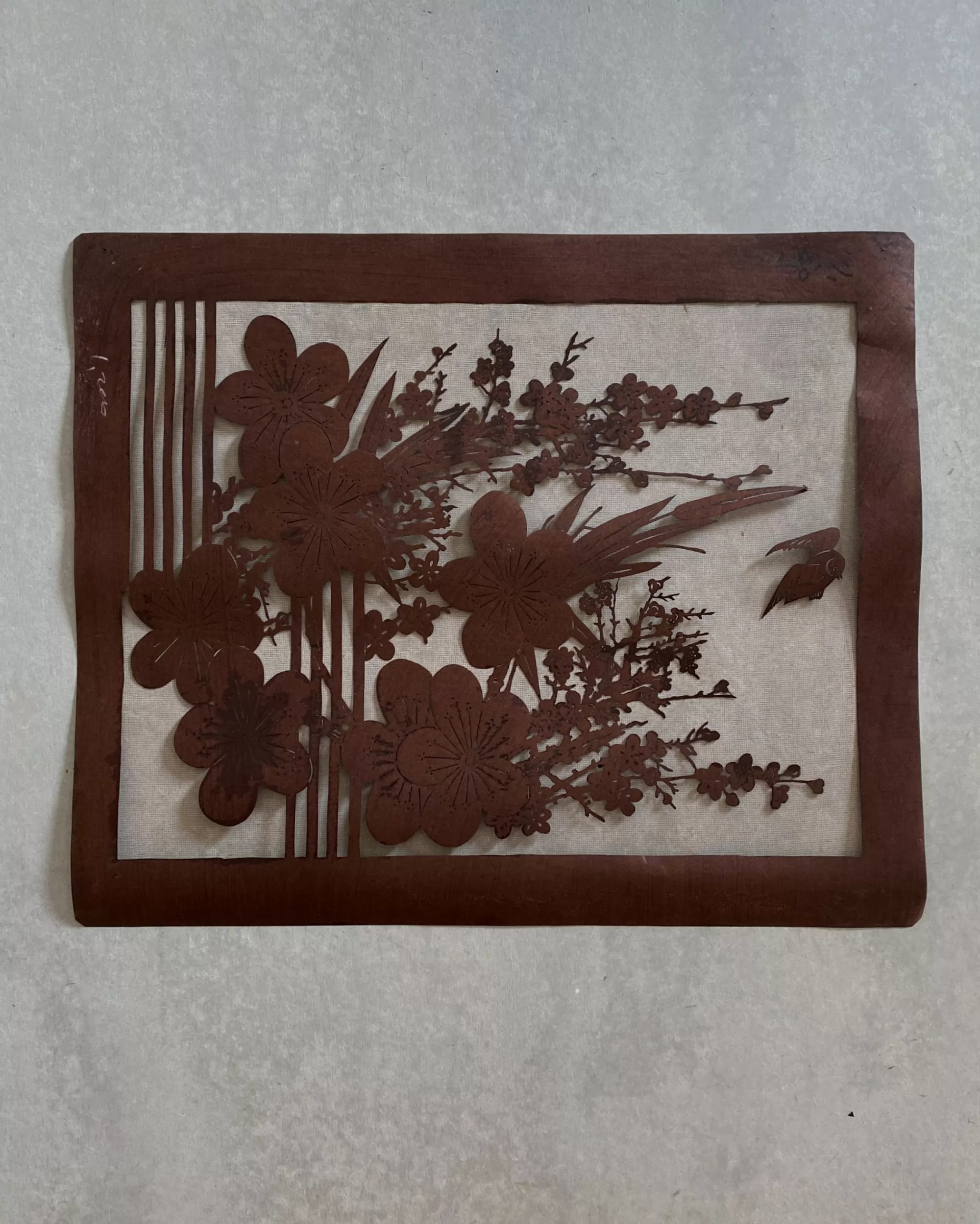 Fashion the maker Vintage Japanese Katagami Stencil