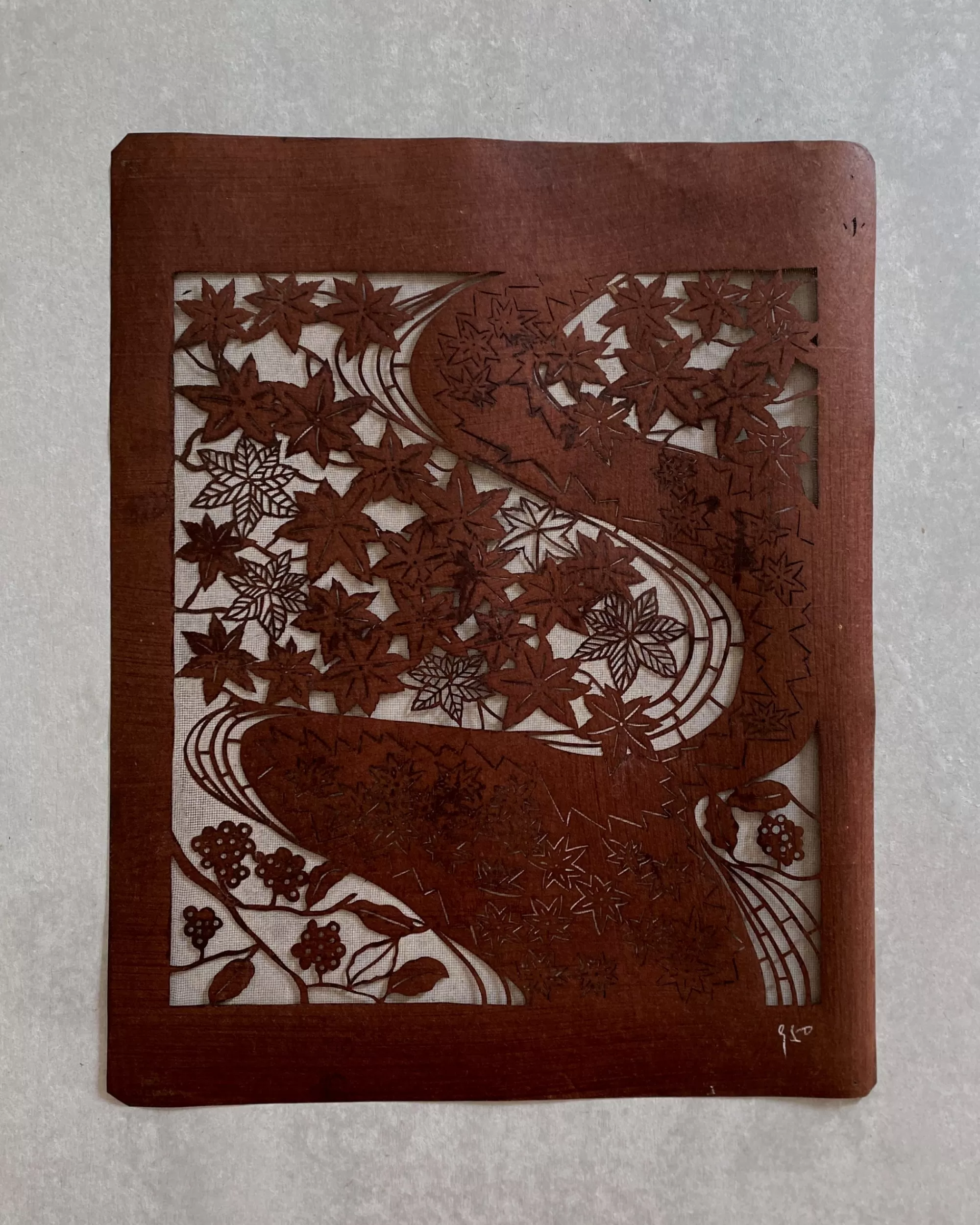 Best Sale the maker Vintage Japanese Katagami Stencil