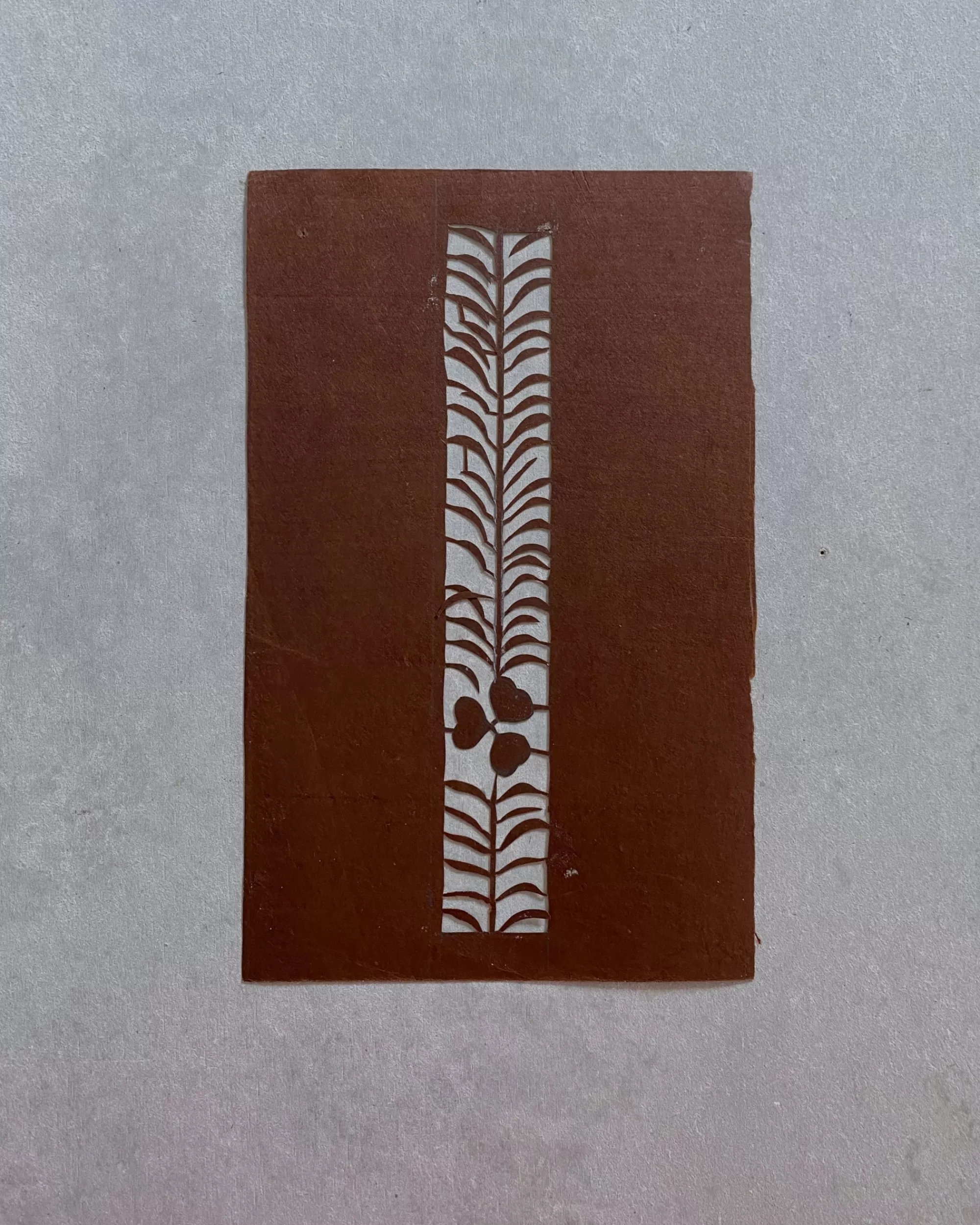 Online the maker Vintage Japanese Katagami Stencil
