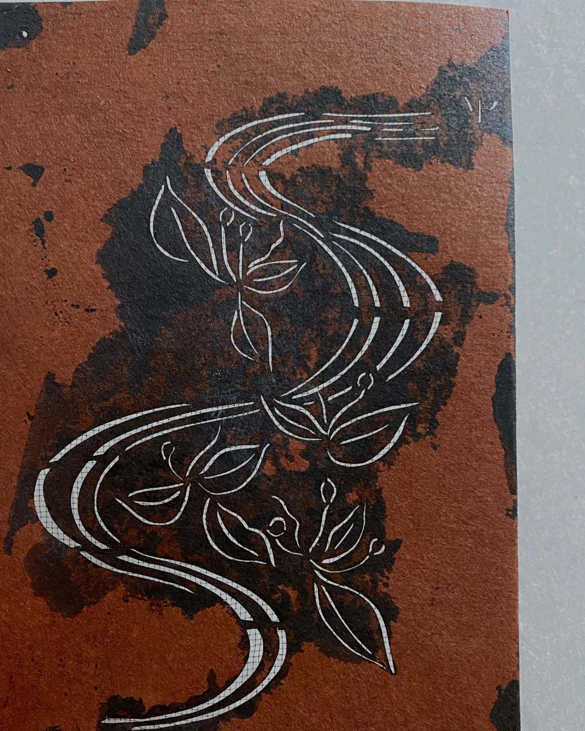 Hot the maker Vintage Japanese Katagami Stencil