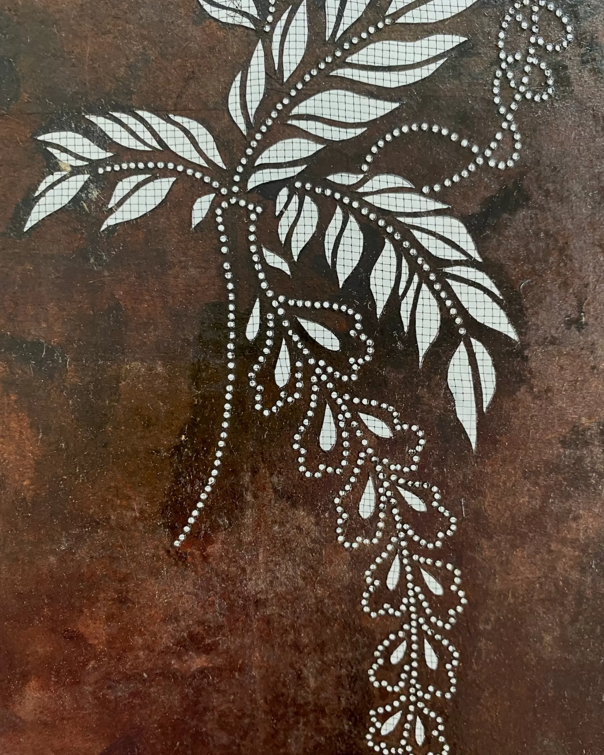 Sale the maker Vintage Japanese Katagami Stencil