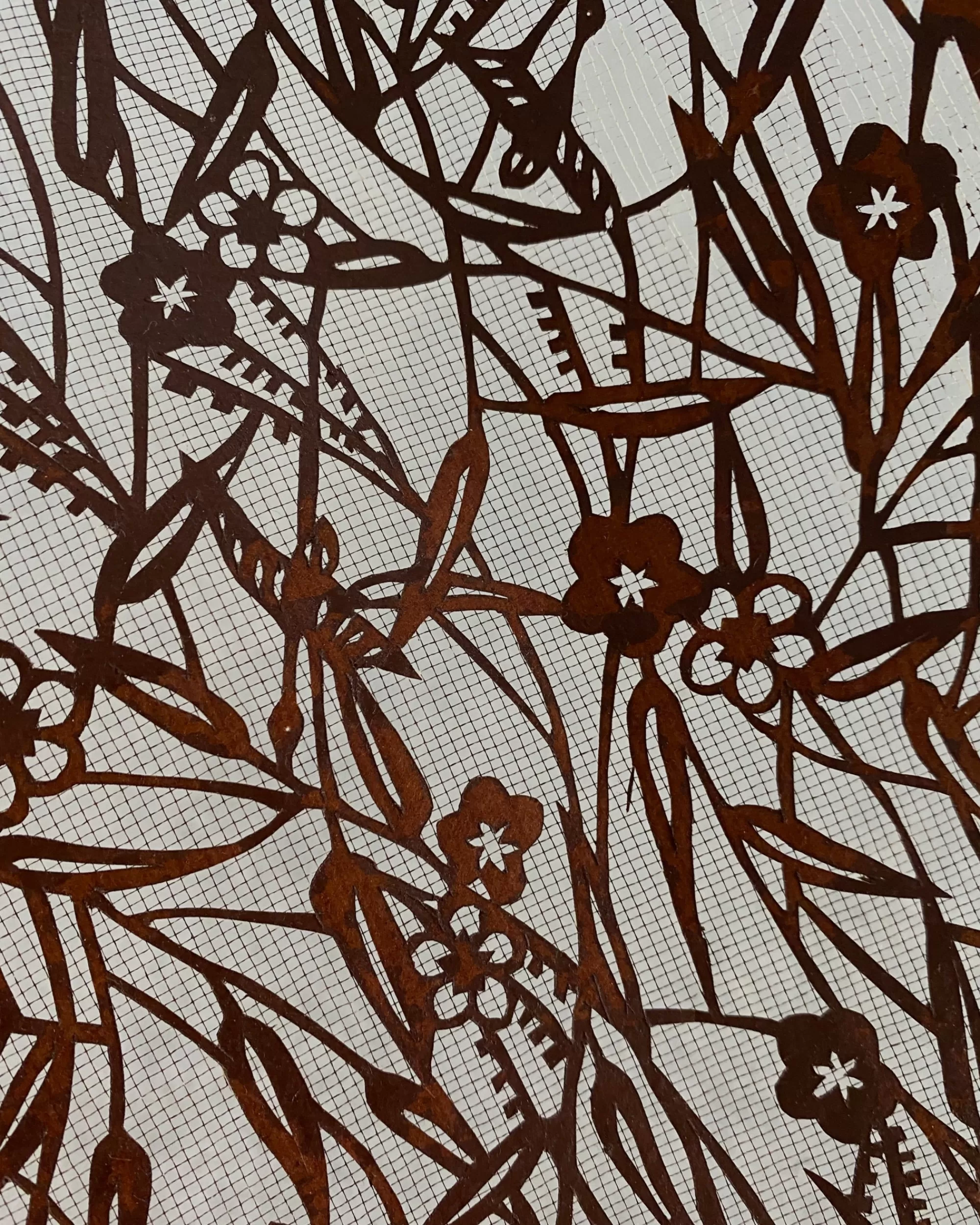 New the maker Vintage Japanese Katagami Stencil