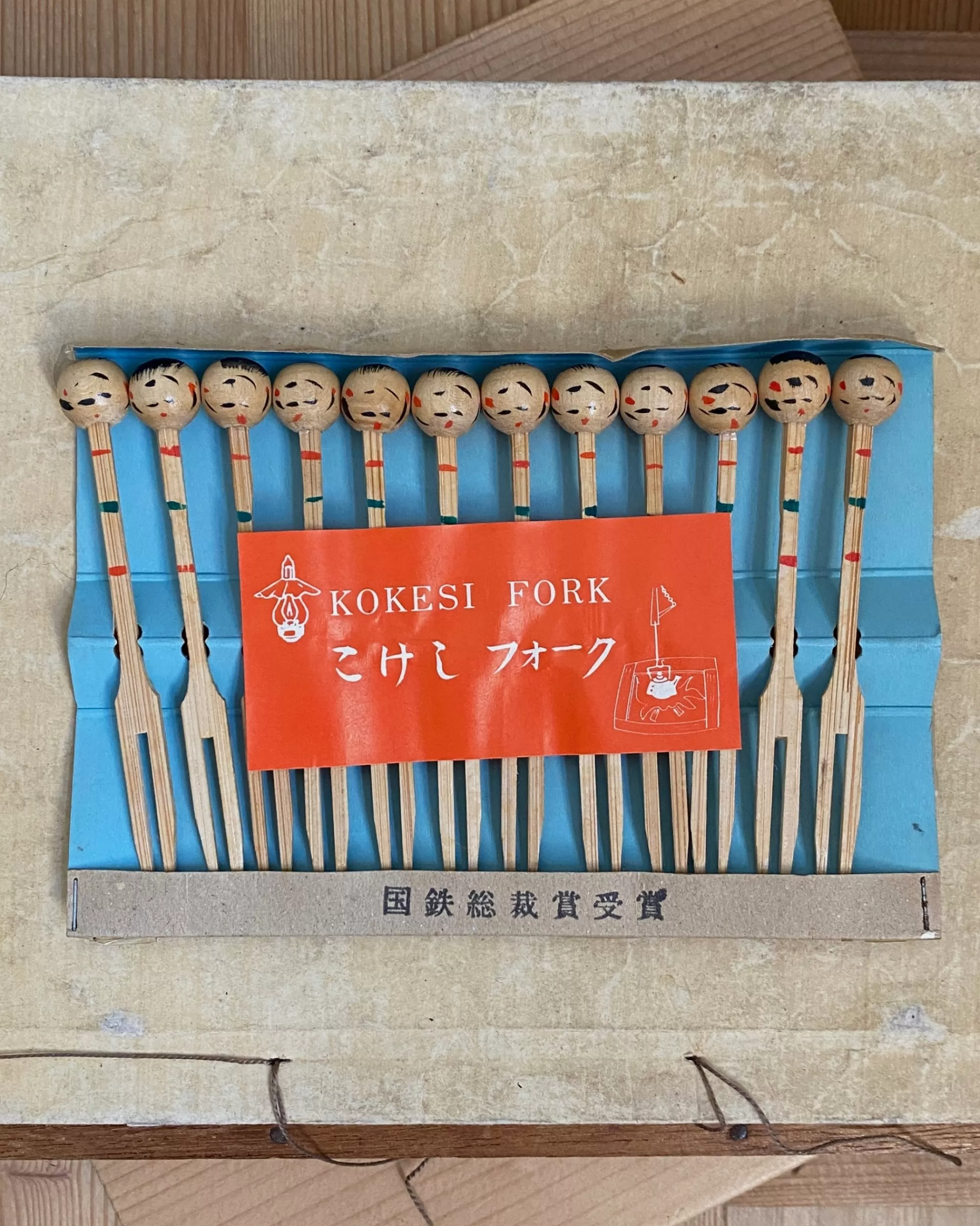 New the maker Vintage Japanese Kokeshi Toothpick Set