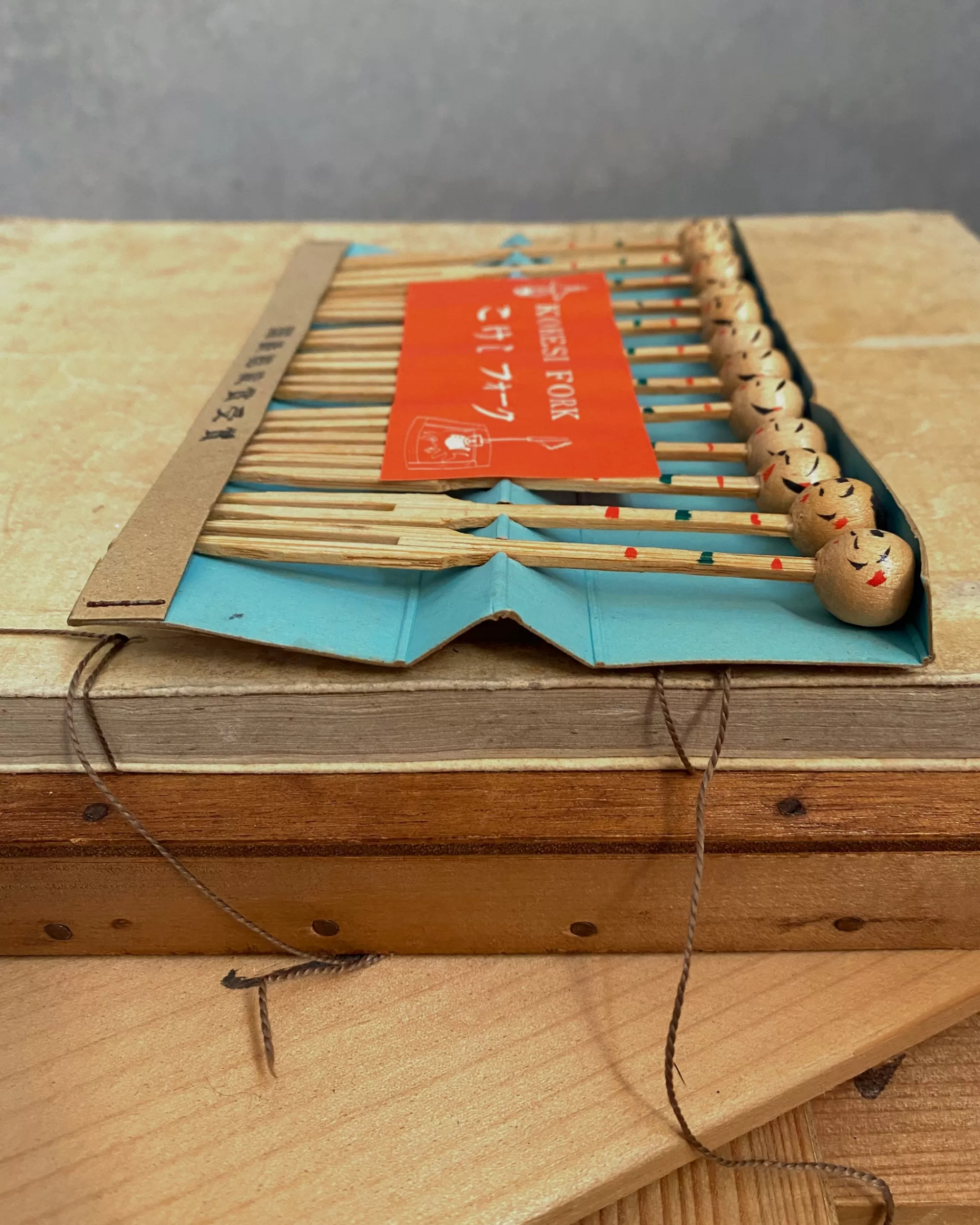 New the maker Vintage Japanese Kokeshi Toothpick Set