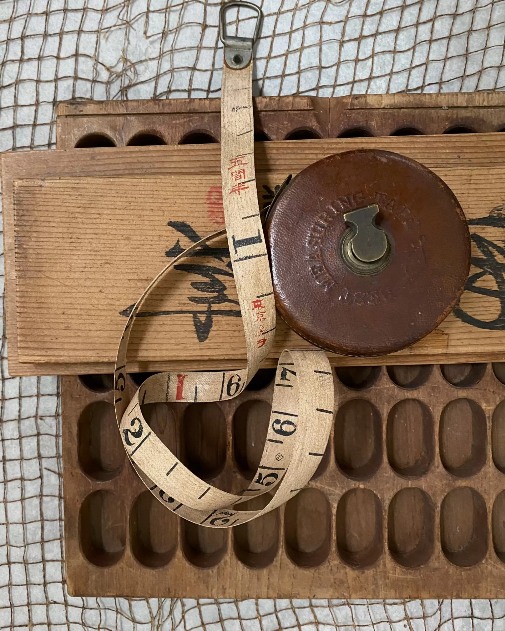 Cheap the maker Vintage Japanese Leather Tape Measure