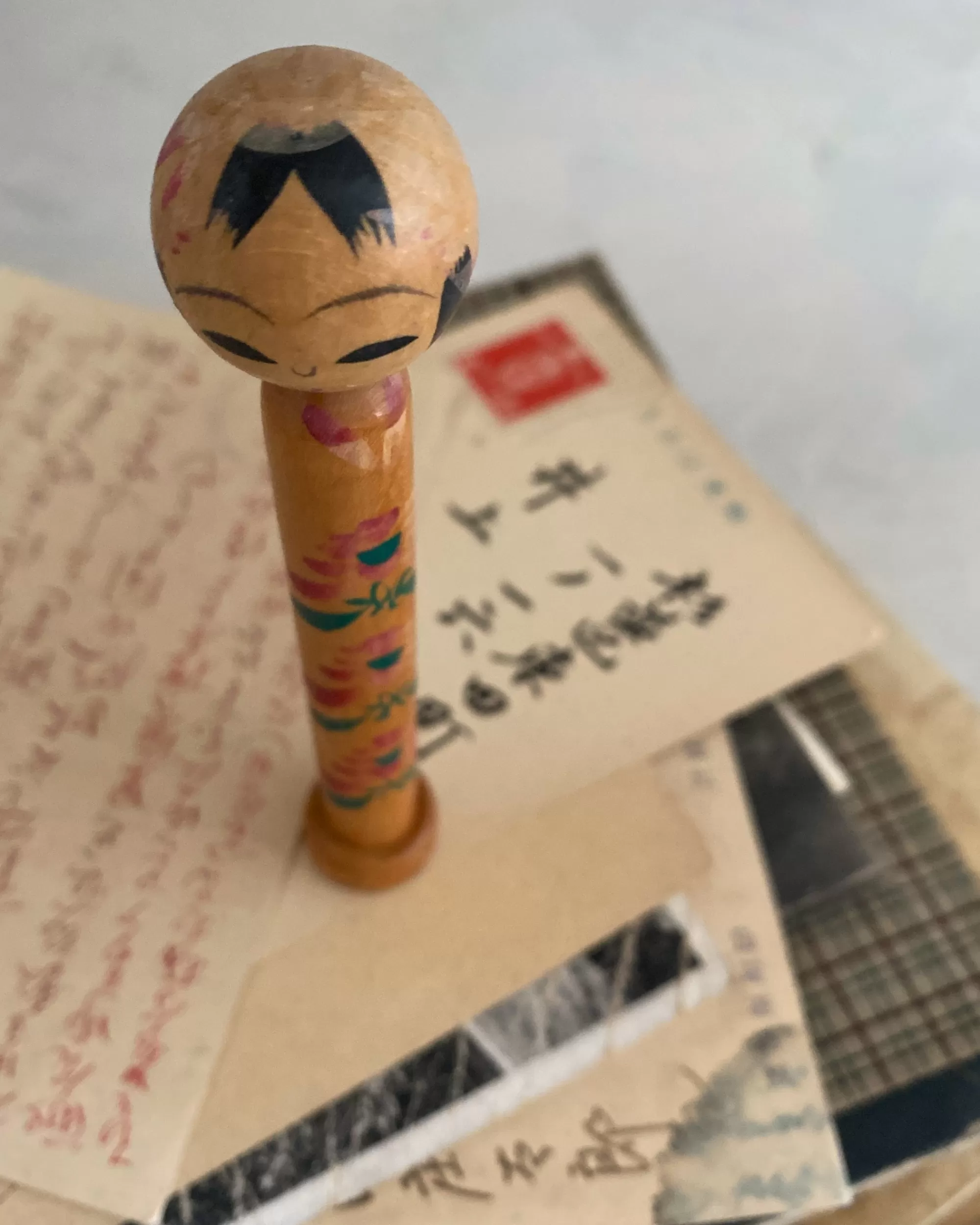 Outlet the maker Vintage Japanese Letter Kokeshi
